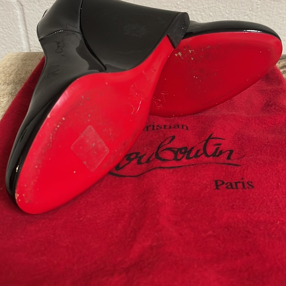 Christian Louboutin Wedge Patent Upper Heels, size 39 - Picture 5 of 8